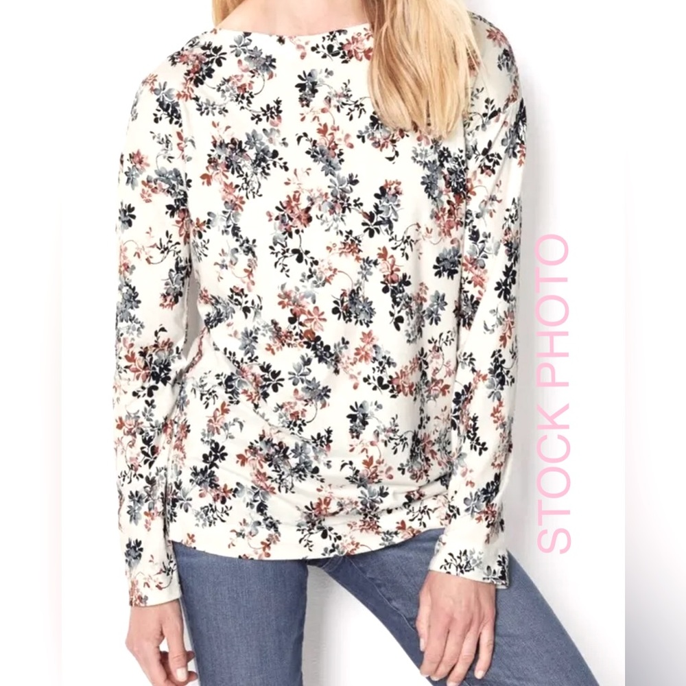 J Jill floral T-shirt